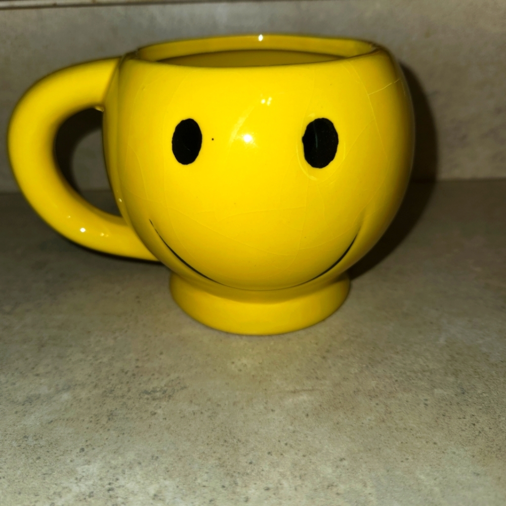 Yellow Smiley Face Mug